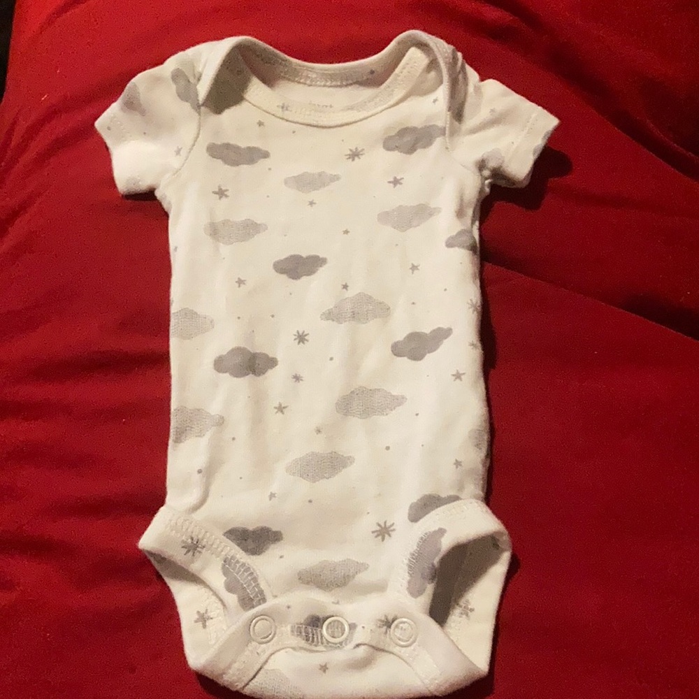 Carters Just One You Preemie Cloud Onesie